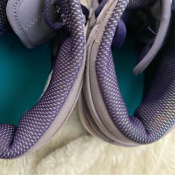 Air Jordan 1 Retro (GS) ‘Daybreak’ Nike Purple Lace Suede High-Top Sneakers 7Y - Picture 11 of 15